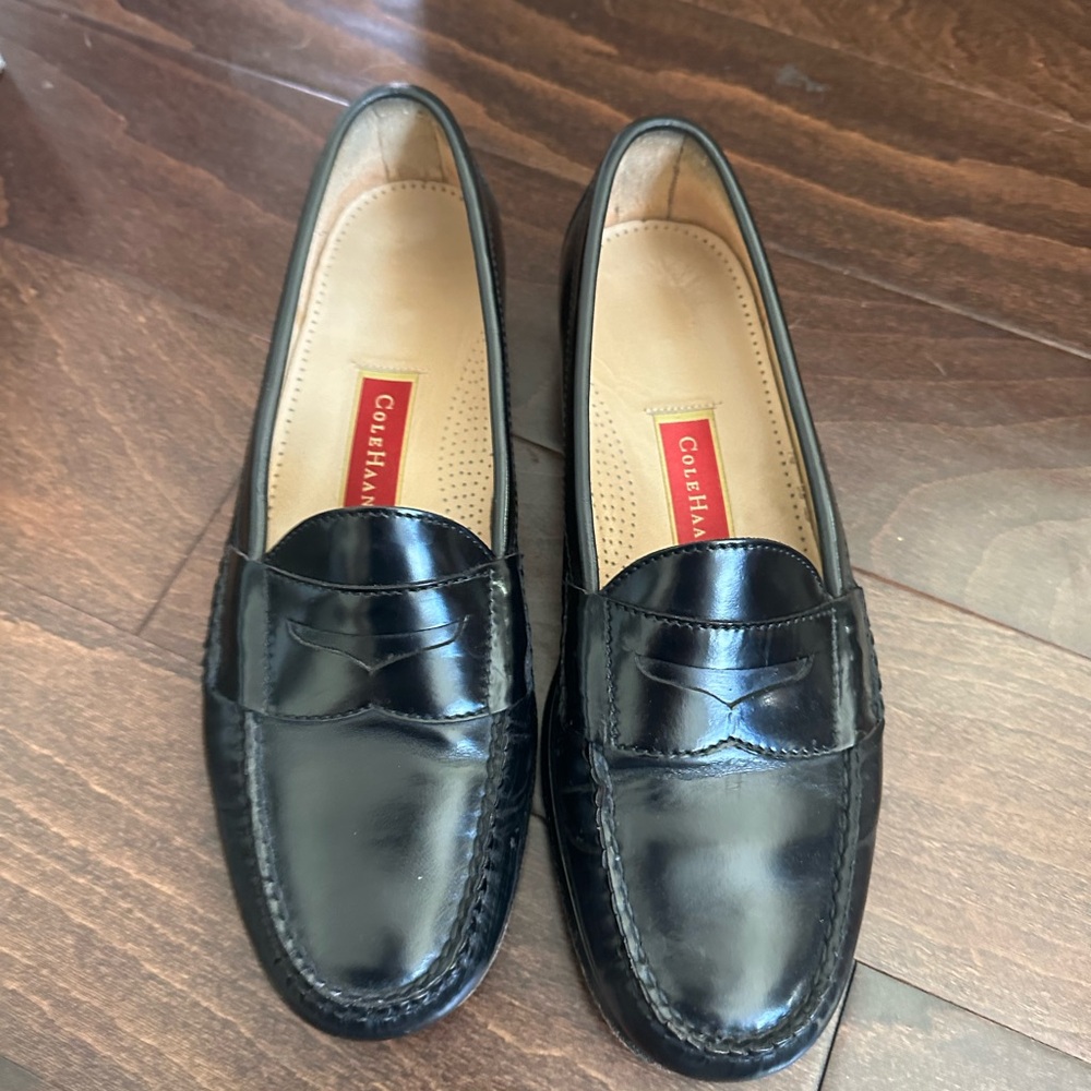 Cole Haan Men's Classic Black Leather Loafers
